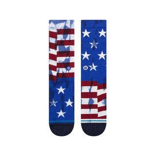 Stance The Banner Crew Socks in Navy featuring Infiknit technology