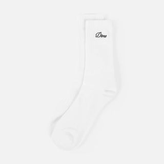 Dime Two Pack Long Socks in White