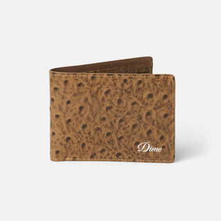 Black Dime wallet with textured finish and subtle logo detail