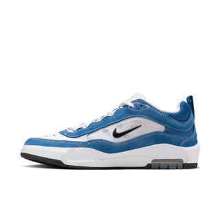 Nike SB Air Max Ishod in Blue/Black-White-Pink, '90s hoops inspired, Max Air cushioning, flexible cupsole.