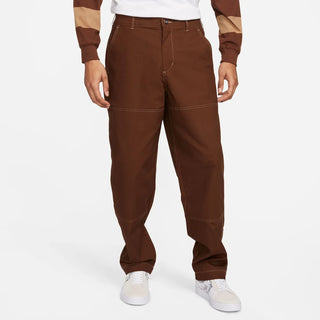 Image of SB Men's Double Knee Skate Pants in Cacao Wow color, showcasing their durable and relaxed design, ideal for skateboarding.