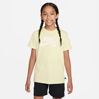 Nike SB Kids Sustainable Logo Tee - soft, lightweight cotton, stylish printed graphic.