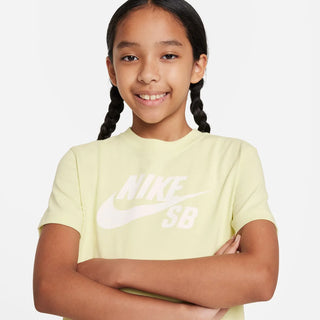 Nike SB Kids Sustainable Logo Tee - soft, lightweight cotton, stylish printed graphic.