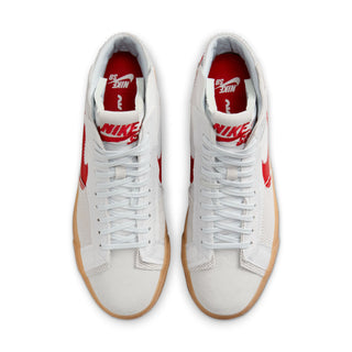 Nike SB Zoom Blazer Mid Premium Skate Shoes, textured suede, hoops design