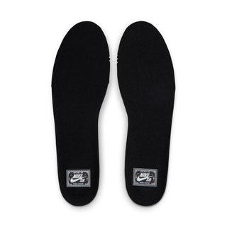 Nike SB Zoom Janoski OG+ skate shoes in Black, White, and Gum colorway with suede upper and vulcanized sole