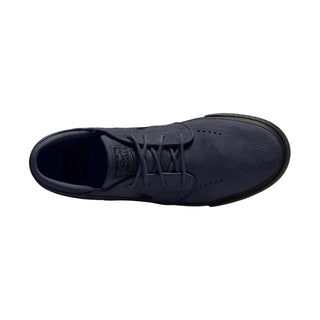 Nike SB Zoom Janoski OG+ skate shoes in Obsidian and Black colorway with suede upper and vulcanized sole