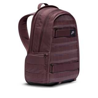 Nike SB RPM Skate Backpack in Tattoo, Black, and Lt Violet colorway with 26L capacity and padded straps