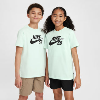 Nike SB Big Kids' T-Shirt in Barely Green at Drift House. Made of 100% cotton