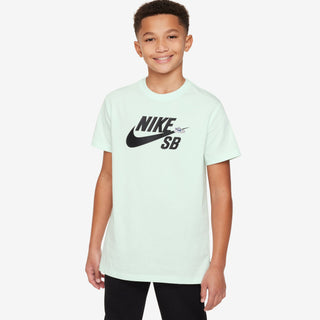 Nike SB Big Kids' T-Shirt in Barely Green at Drift House. Made of 100% cotton
