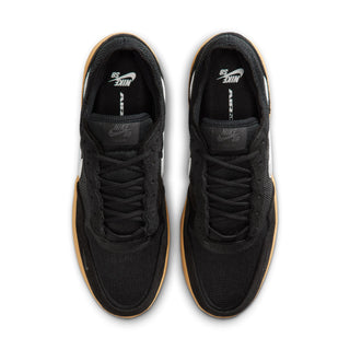 "Nike SB PS8 Skate Shoes — layered Flyknit upper with leather in high-wear areas, HART outsole, updated Flyplate, Air Zoom cushioning, low-top silhouette"