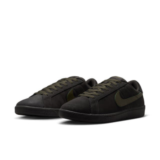 Nike SB Zoom Tennis Classic in Deep Pewter/Medium Olive — genuine leather upper, Zoom Air heel cushioning, foam midsole, low-cut timeless skate silhouette
