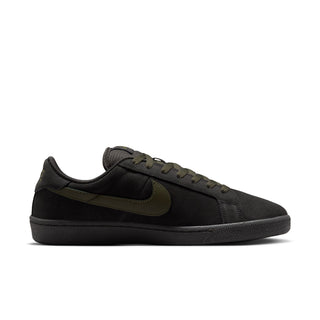Nike SB Zoom Tennis Classic in Deep Pewter/Medium Olive — genuine leather upper, Zoom Air heel cushioning, foam midsole, low-cut timeless skate silhouette