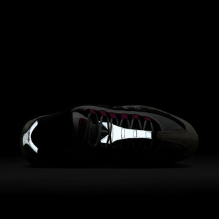 Nike SB Air Max 95 in Summit White/Cactus Flower with suede and leather upper.