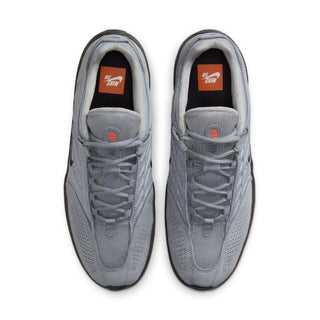 Nike SB Vertebrae in Cool Grey/Black with leather upper and durable skate construction.