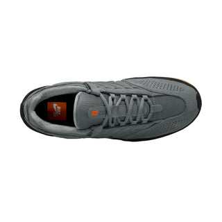 Nike SB Vertebrae in Cool Grey/Black with leather upper and durable skate construction.