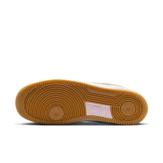 Close-up of a shoe sole with a Nike logo on a white background