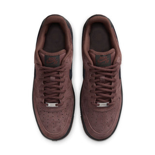 "Nike SB Air Force 1 Skate Shoes — leather upper with perforated toe box, Nike Air cushioning, rubber outsole with heritage hoops pivot circles, padded collar"