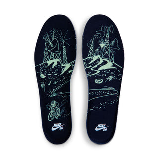 Nike SB Dunk Low Pro Verdugo Mountain in Liquid Lime with leather-suede upper, Air Zoom cushioning, and custom mountain-inspired details.