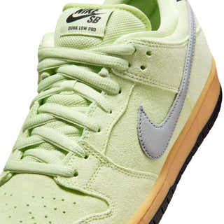Nike SB Dunk Low Pro Verdugo Mountain in Liquid Lime with leather-suede upper, Air Zoom cushioning, and custom mountain-inspired details.