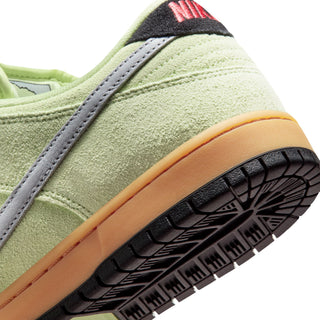 Nike SB Dunk Low Pro Verdugo Mountain in Liquid Lime with leather-suede upper, Air Zoom cushioning, and custom mountain-inspired details.