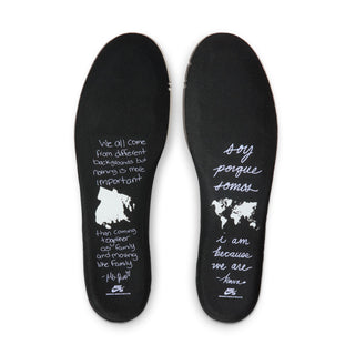 Nike SB Dunk Low Pro Bronx Girls Skate shoes in Black, White, and Challenge Red with textured leather and NYC subway-inspired accents