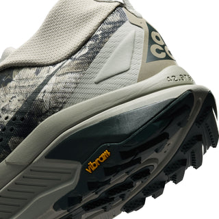 Nike ACG Zegama Trail in Spruce Fog/Black Spruce — ZoomX foam midsole, Vibram® MegaGrip outsole, roomier toe box, lightweight mesh upper for rugged trail running