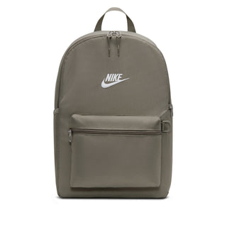 Nike SB Heritage Backpack in Light Army with embroidered logo and organized storage compartments.