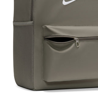 Nike SB Heritage Backpack in Light Army with embroidered logo and organized storage compartments.