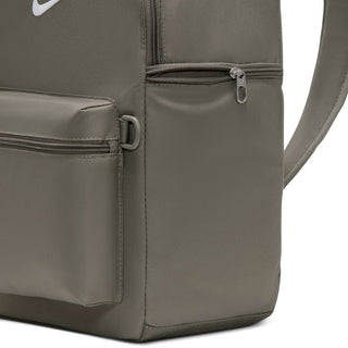 Nike SB Heritage Backpack in Light Army with embroidered logo and organized storage compartments.