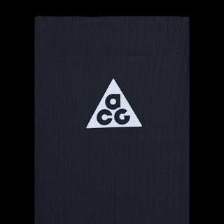 Nike ACG Everyday Elevated Crew Socks in Photon Dust/College Grey with ribbed cuffs, grey heel and toe panels, and a black ACG logo