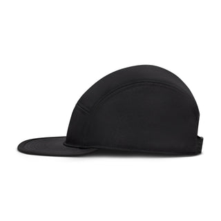 black Nike ACG Fly Unstructured Cap with a white embroidered ACG logo, holding the front of the bill.