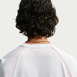 "Nike SB Yuto Horigome Short-Sleeve Skate Jersey — Yuto family crest logo front and center, lightweight moisture-wicking fabric, roomy breathable fit"