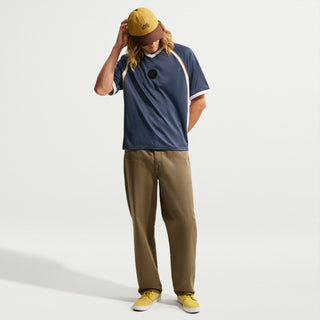 "Nike SB Yuto Horigome Short-Sleeve Skate Jersey — Yuto family crest logo front and center, lightweight moisture-wicking fabric, roomy breathable fit"