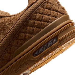 Nike SB Paul Rodriguez Zoom Air Low in Lt British Tan/Lt British Tan — P-Rod signature cupsole skate shoe with premium leather upper, Air Zoom cushioning, semi-translucent outsole with impact plate