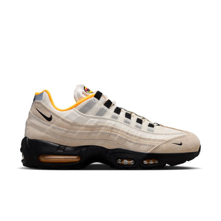 Nike SB Air Max 95 Club 58 in Sail with Laser Orange accents and layered leather and mesh upper.