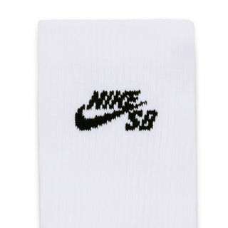 Three-pack Nike SB skate socks with cushioned athletic design.