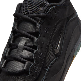 Nike SB Air Max Ishod skate shoes in Black/Black colorway with exposed Nike Air and herringbone outsole pattern