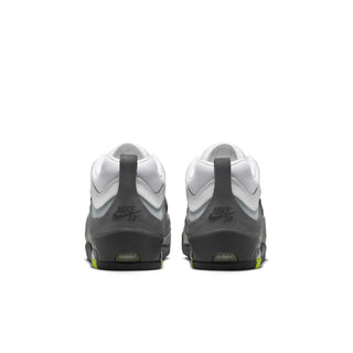 Nike SB Air Max Ishod Black Neon Yellow Anthracite skate shoe with Max Air cushioning and cupsole construction.