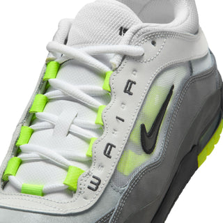 Nike SB Air Max Ishod Black Neon Yellow Anthracite skate shoe with Max Air cushioning and cupsole construction.