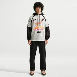 Nike SB Skate Jersey in Sail and Black with Club 58 soccer-inspired design.