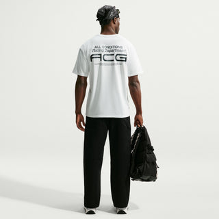 Nike ACG Men's Dri-FIT Tee in Summit White — heavyweight loose-fit outdoor t-shirt with sweat-wicking fabric