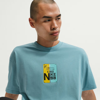 Nike SB Muni Fast Pass Skate Tee with midweight cotton, relaxed fit, and dropped shoulders for casual skate style.