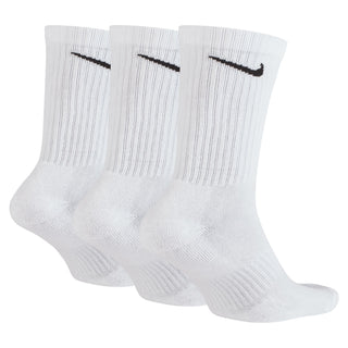 White Nike SB crew socks six pack with cushioned sole and ribbed support