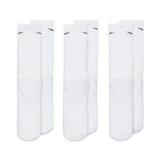 White Nike SB crew socks six pack with cushioned sole and ribbed support