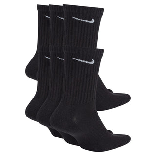 White Nike SB crew socks six pack with cushioned sole and ribbed support