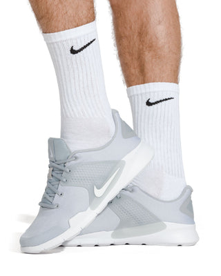 White Nike SB crew socks six pack with cushioned sole and ribbed support