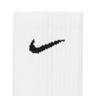 White Nike SB crew socks six pack with cushioned sole and ribbed support