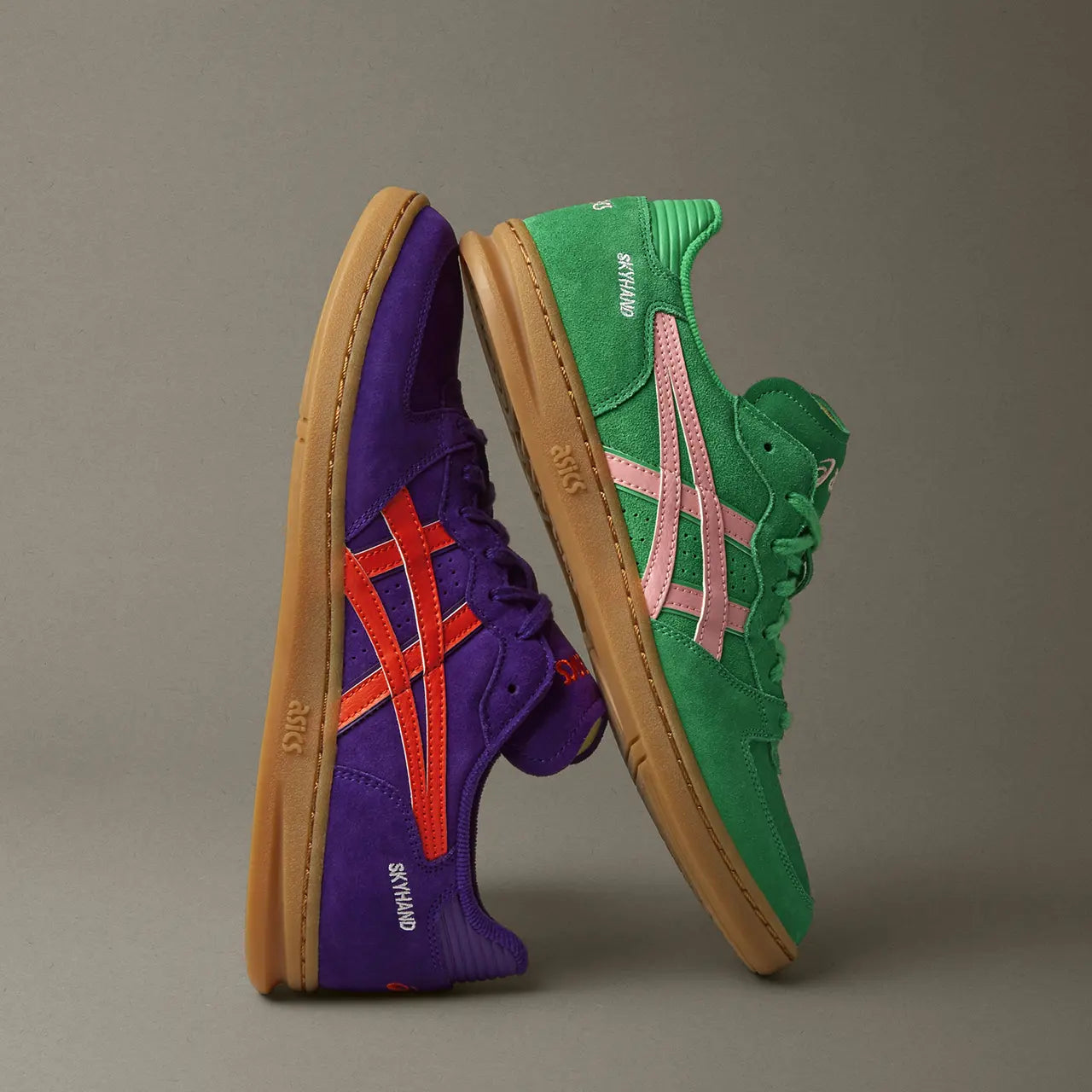 ASICS Skyhand OG Shoes Cilantro/Grapefruit – Drift House ASICS Skyhand OG Shoes Cilantro/Grapefruit – Drift House