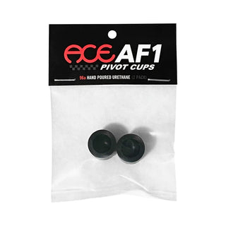 “Ace AF1 black 96a skateboard truck pivot cups, two-piece set.”