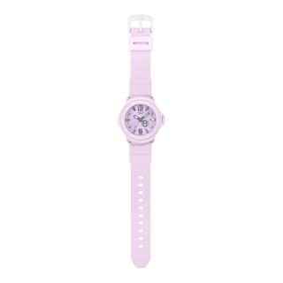 "G-Shock BABY-G+PLUS BGA15K-6A Convertible Watch — pastel matte finish, detachable charm in customizable silicone holder, shimmery dial with pop-inspired day display"